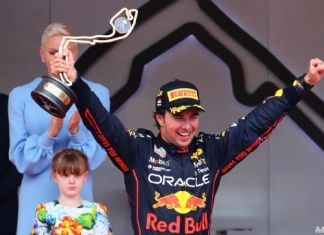 “Checo” Pérez conquistó el podio del GP de Mónaco