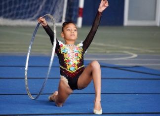 Celebra la HGEH estatales de gimnasia rítmica y acrobática
