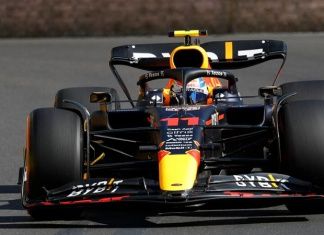 “Checo” Pérez arrancará en segundo lugar del GP de Azerbaiyán