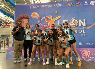 Podio de Hidalgo en Festival Infantil y Juvenil de Voleibol