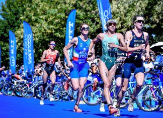 Triatletas olímpicos, al frente del Campeonato Mundial en España