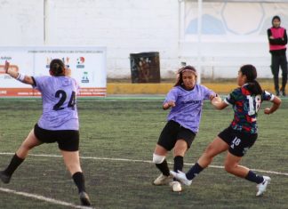 Las Mineras CEUMH golearon 5-0 a Sangre de Campeón