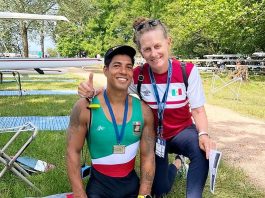 Bronce para remero Michel Muñoz en Copa del Mundo