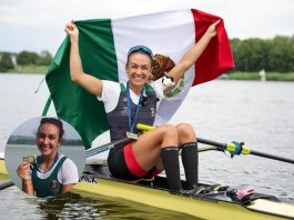 Kenia Lechuga logra Oro en el Mundial de Remo