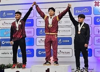 El pesista, Jacob Flores suma dos bronces para Hidalgo en la ONC
