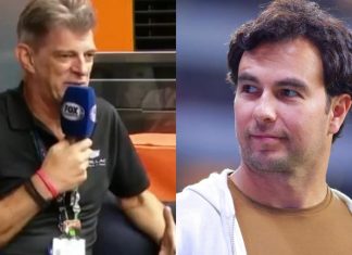 Sale a la luz mercancía de Checo Pérez con Cadillac