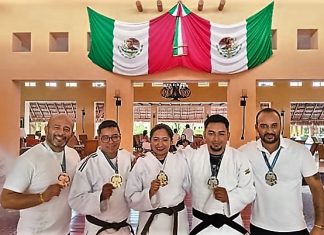 Participación redonda de judocas hidalguenses, con 5 de 5 medallas