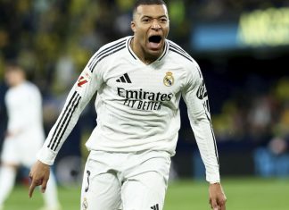 Real Madrid le pega a Villarreal con doblete de Mbappé