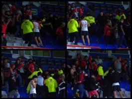 Barra de Atlas desata violencia en las gradas del Hidalgo