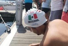 Ezequiel Becerril, suma otro desafío en aguas abiertas
