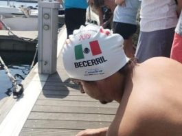 Ezequiel Becerril, suma otro desafío en aguas abiertas