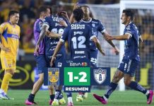 Pachuca le dio la vuelta a Tigres en el Volcán; 1-2